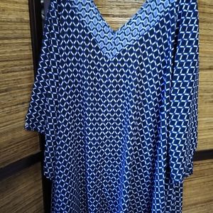 Catherine's open front sheer kimono, 2X/3X